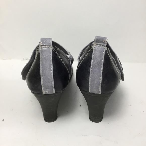 S.Oliver Leather Velcro Pumps Shoes - Picture 9 of 16